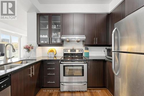 203 - 151 Upper Duke Crescent, Markham, ON - Indoor Photo Showing Kitchen With Stainless Steel Kitchen With Double Sink With Upgraded Kitchen