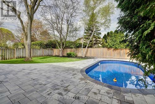981 Valdese Drive, Mississauga, ON - Outdoor With In Ground Pool With Backyard