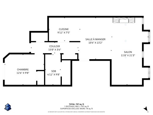 Floor Plan - 2-554 Rue Milton, Montréal (Le Plateau-Mont-Royal), QC - Other
