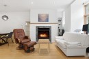 Living Room - 2-554 Rue Milton, Montréal (Le Plateau-Mont-Royal), QC  - Indoor Photo Showing Living Room With Fireplace 