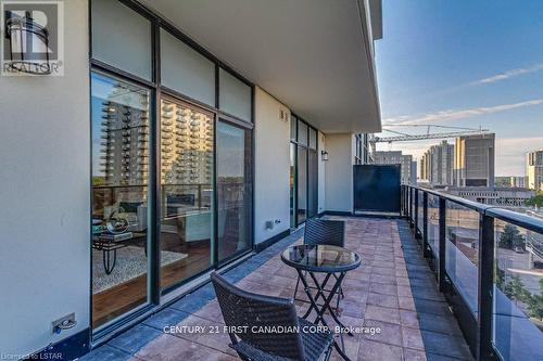 709 - 505 Talbot Street, London East (East F), ON - Outdoor With Balcony With Exterior