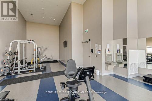 709 - 505 Talbot Street, London East (East F), ON - Indoor Photo Showing Gym Room