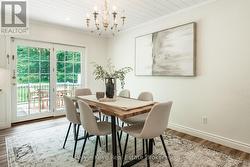 Dining Room Opens to Back Deck - 