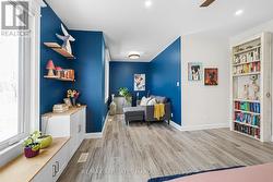 Seating area in primary bedroom. - 