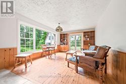 Access the backyard patio from the family room - 