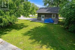 Detached 2 car garage with separate driveway - 