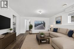 Downstairs Rec Space ++ Virtually Staged - 