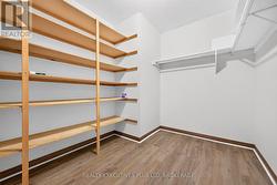 Walk in closet with built in shelving - 