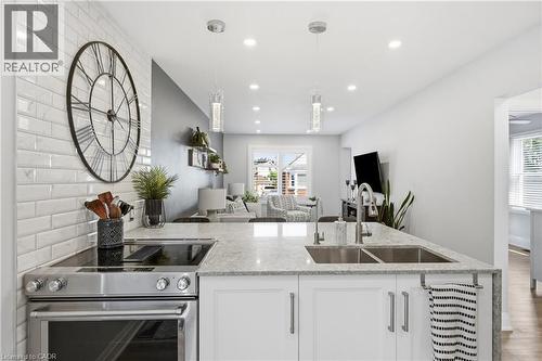 58 Tragina Avenue S, Hamilton, ON - Indoor Photo Showing Kitchen With Double Sink