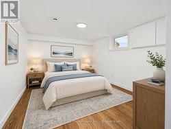 Virtually Staged Lower Level Bedroom - 
