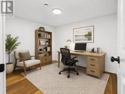Virtually Staged Lower Level Office - 