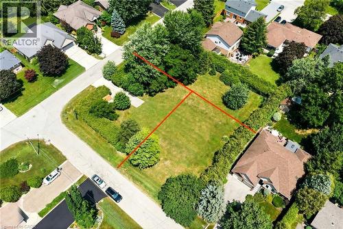 Lot lines not to scale. - 1B Westview Crescent, Waterdown, ON 