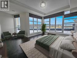 Expansive windows with custom window treatments - 