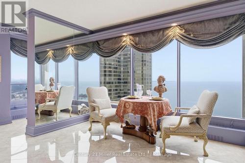 Great Room overlooking south view of lake - Unit 3606 - 2045 Lake Shore Boulevard W, Toronto (Mimico), ON 