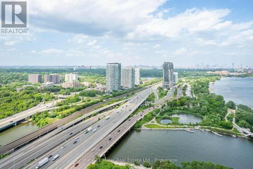 Arial East View - Unit 3606 - 2045 Lake Shore Boulevard W, Toronto (Mimico), ON 
