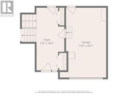 Entrance & Garage floorplan - 