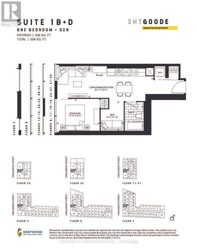 1805 - 35 PARLIAMENT STREET  Toronto, ON M5A 0Z5