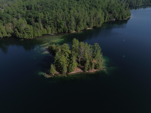 Lot - Île Lac Edja, Blue Sea, QC 