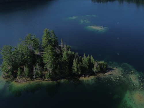 Lot - Île Lac Edja, Blue Sea, QC 