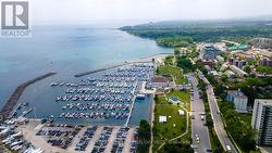 Aerial View of nearby harbour, shops, restaurants - 
