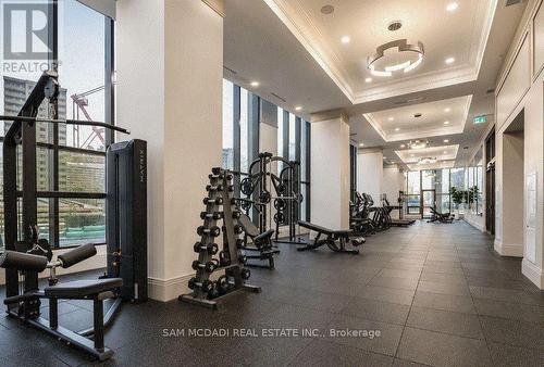 1102 - 30 Elm Drive, Mississauga, ON - Indoor Photo Showing Gym Room