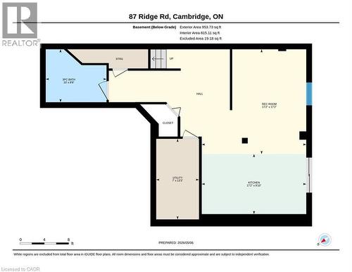 Floor plan - 87 Ridge Road, Cambridge, ON 