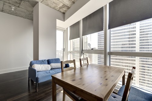 Living Room - 2703-1188 Av. Union, Montréal (Ville-Marie), QC 