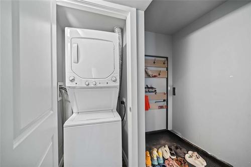 laundry for main floor unit in common area - 141 Pilgrim Avenue, Winnipeg, MB 