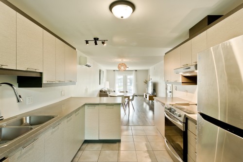 Kitchen - 474 Rue Paul-Gagné, Sherbrooke (Fleurimont), QC - Indoor Photo Showing Kitchen With Double Sink