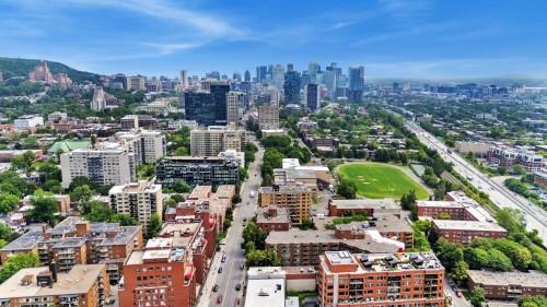 Photo aérienne - 6B-4410 Rue Ste-Catherine O., Westmount, QC - Outdoor With View