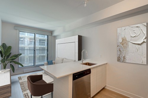 Living Room - 409C-1400 Rue Ottawa, Montréal (Le Sud-Ouest), QC - Indoor Photo Showing Kitchen