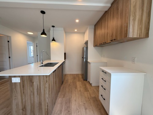 Kitchen - 3-22 Rue Joron, Salaberry-De-Valleyfield, QC - Indoor Photo Showing Kitchen With Double Sink