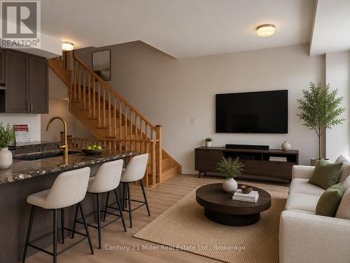 1073 Wheat Boom Drive, Oakville (Jm Joshua Meadows), ON - Indoor Photo Showing Living Room