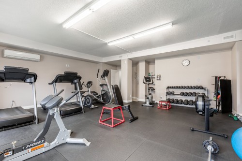 Exercise Room - 304-7755 Boul. St-Martin O., Laval (Sainte-Dorothée), QC - Indoor Photo Showing Gym Room