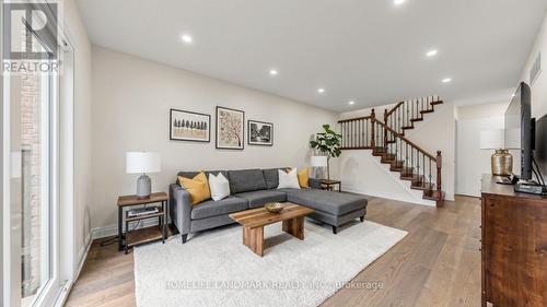 Living Room Virtual Staging - 31 Fullerton Crescent, Markham, ON 