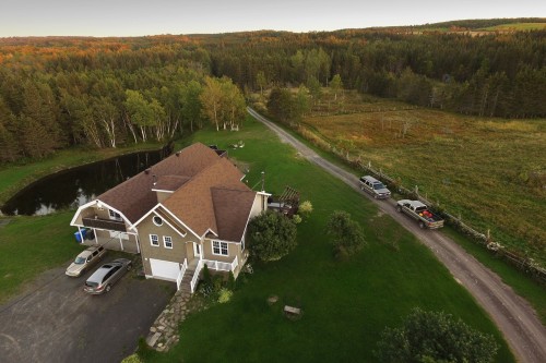 Photo aérienne - 57 2E Rang Normand, Sainte-Félicité, QC - Outdoor With View