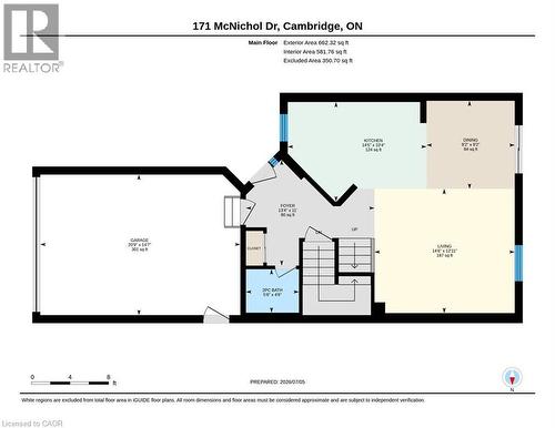 Floor plan - 171 Mcnichol Drive, Cambridge, ON 