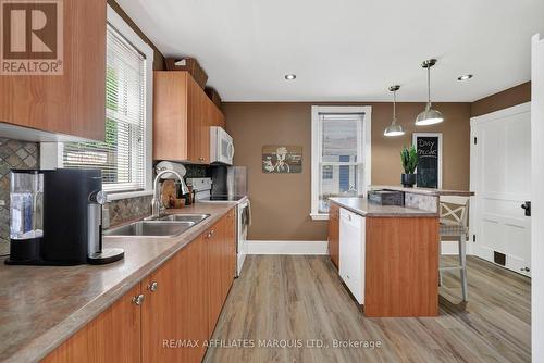 336 Amelia Street, Cornwall, ON - Indoor Photo Showing Kitchen With Double Sink