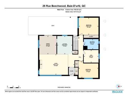 Floor Plan - 26 Rue Beechwood, Baie-D'Urfé, QC 