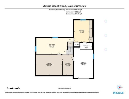 Floor Plan - 26 Rue Beechwood, Baie-D'Urfé, QC 