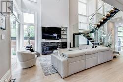 Custom Gas Fireplace&Rich Hardwood Floors - 