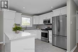 Renovated kitchen with stainless steel appliances - 