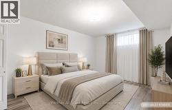 Virtual Staged Bedroom Lower Level - 