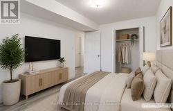 Virtual Staged Bedroom - lower level - 