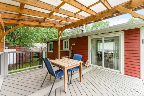 Exterior - 36 Rue Des Érables, Hatley - Municipalité, QC - Outdoor With Deck Patio Veranda With Exterior