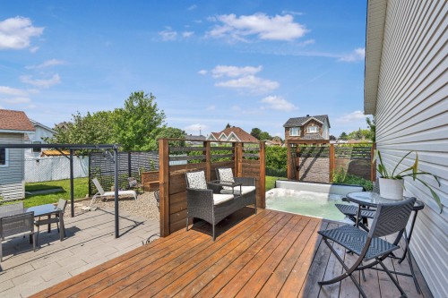 Spa - 41 Rue André-Beauregard, Verchères, QC - Outdoor With Deck Patio Veranda With Exterior