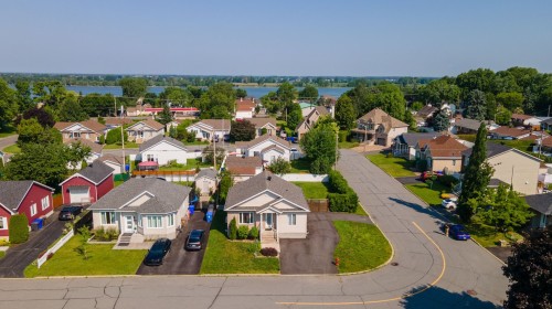 Photo aérienne - 41 Rue André-Beauregard, Verchères, QC - Outdoor With View