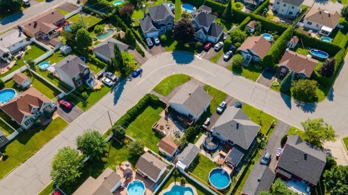 Photo aérienne - 41 Rue André-Beauregard, Verchères, QC - Outdoor With View