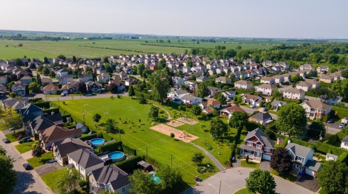 Photo aérienne - 41 Rue André-Beauregard, Verchères, QC - Outdoor With View
