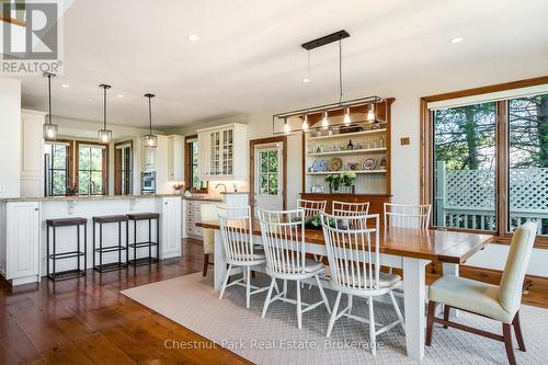 Open floor plan living, kitchen and dining rooms - 176 Bartlett Boulevard, Collingwood, ON 